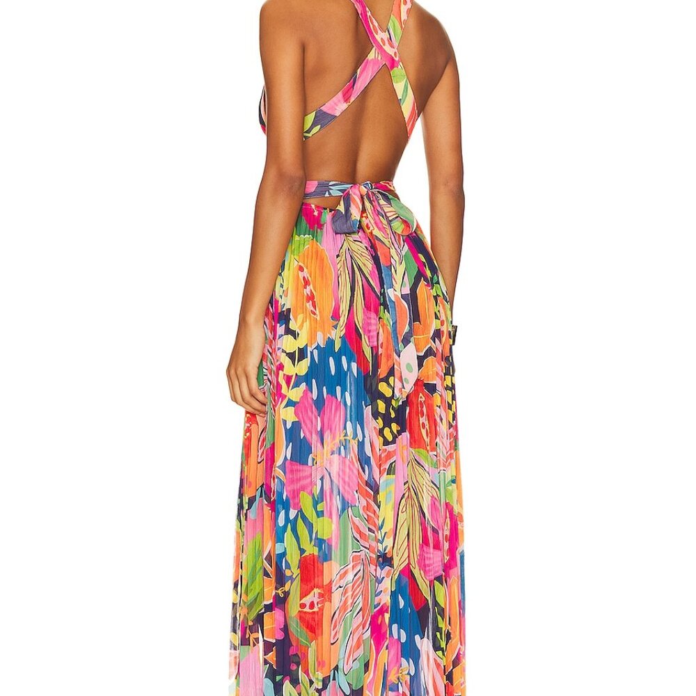 NWT Pleated Floral Dress